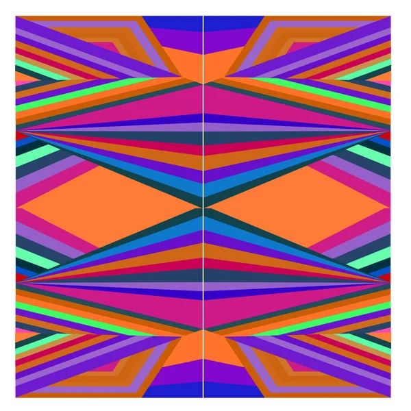 Patrón Fondo Geométrico Curva Colores Vectoriales Para Alimentación — Vector de stock