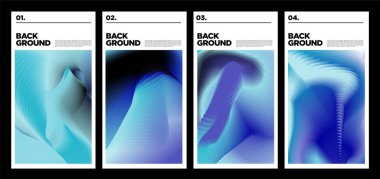 Poster ve afiş için vektör renkli sıvı soyut gökkuşağı arkaplanı