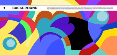 Vektör renkli sıvı ve sıvı soyut arkaplan