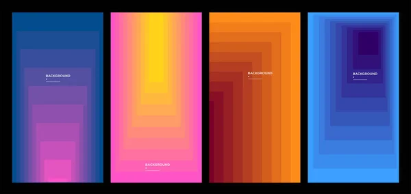 Wektorowe Kolorowe Geometryczne Tło Gradientu Dla Banera — Zdjęcie stockowe