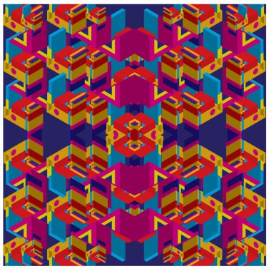 vektör illüstrasyon kabile arka plan deseni