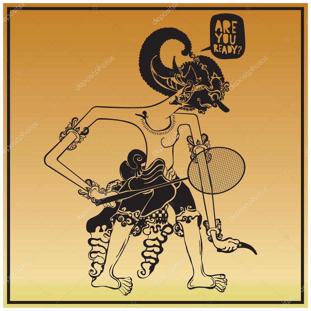 Karikatur Wayang Orang : Kaos Wayang Kartun Twaytoon ...