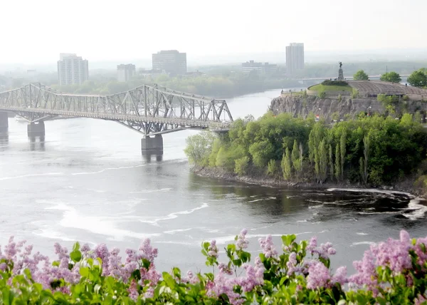 Ottawa samuel de champlain staty 2008 — Stockfoto