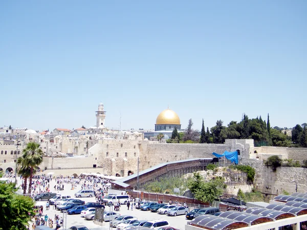 Западная стена Иерусалима и окрестности 2010 года — стоковое фото