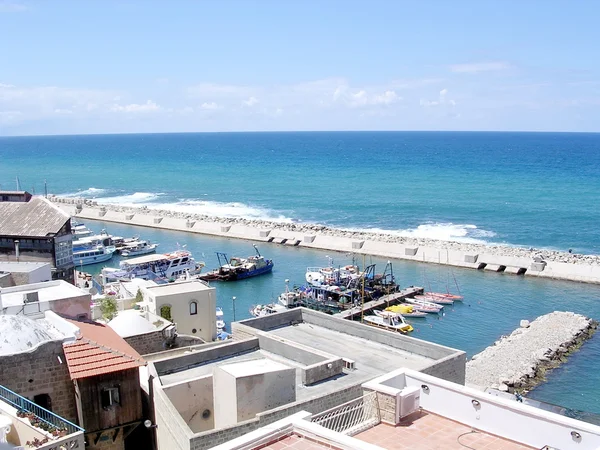 Jaffa vista do porto de 2004 — Fotografia de Stock