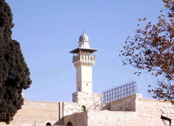 Minarete de la Mezquita de Jerusalén Al-Aqsa 2008 —  Fotos de Stock