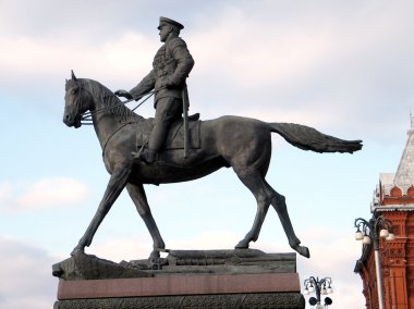 Marshal Zhukov'a Moskova anıt 2011 izole