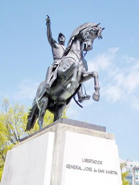 Washington san martin denkmal 2010 — Stockfoto