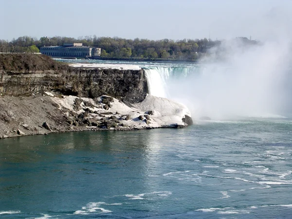 Niagara kanadensiska Falls och flod 2003 — Stockfoto