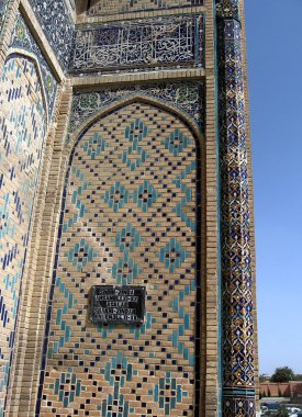 Semerkant Ruhabad-Zindah ayrıntı 2007