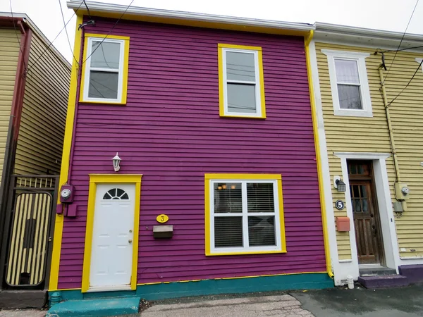 Ahşap evler 2016 Newfoundland St John's — Stok fotoğraf