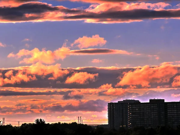 Thornhill schöner Sonnenuntergang 2016 — Stockfoto