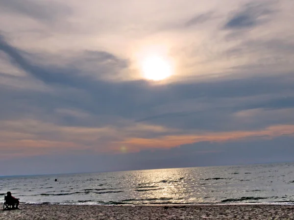 Port Dalhousie Lake Ontario bientôt en soirée 2016 — Photo