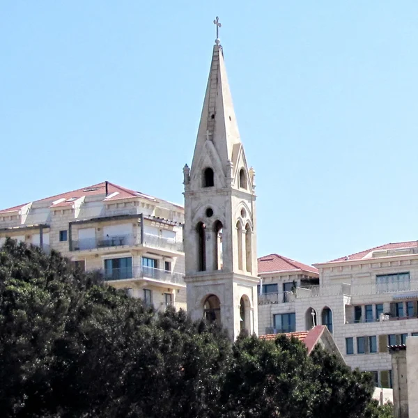 Torre da Igreja Jaffa St George 2012 — Fotografia de Stock