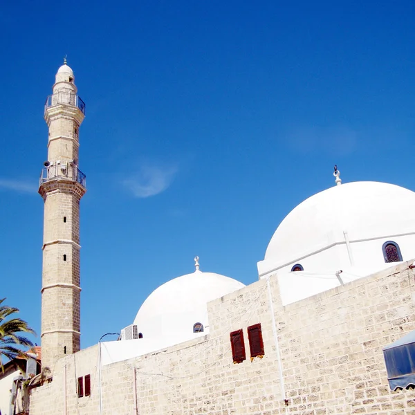 Jaffa koepels en minaret van mahmoudiya moskee 2011 — Stockfoto