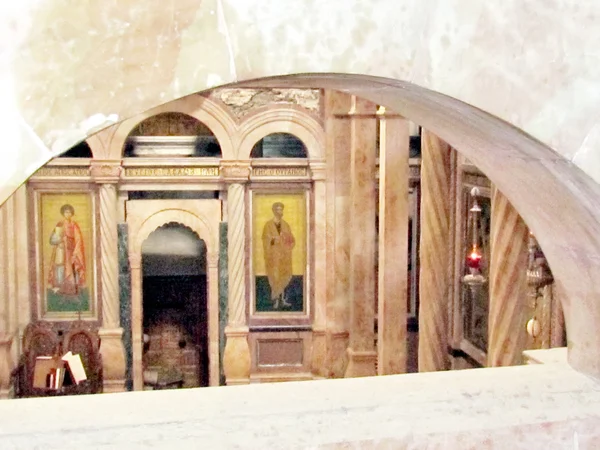 Święty sepulcher Jerozolimy Katoon 2012 — Zdjęcie stockowe