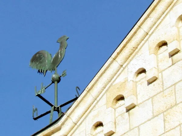 Jaffa der Wetterhahn der franziskanischen Kirche 2011 — Stockfoto