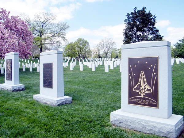 Cimitero di Arlington Columbia e Challenger Memorial 2010 — Foto Stock