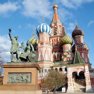  Moskova anıt ve mübarek 2011 Aziz basil Katedrali