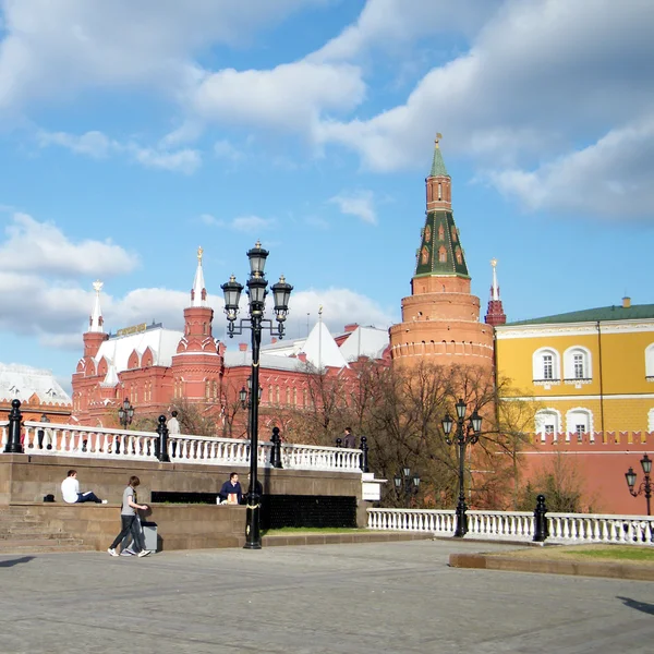 Mosca Angolo Arsenale Torre del Cremlino 2011 — Foto Stock