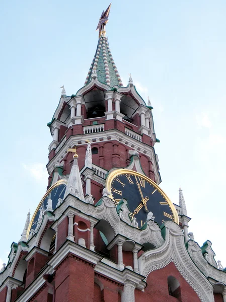 Kremlin van Moskou de spasskaya toren 2011 — Stockfoto