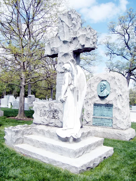 Arlington cemetery régi sírkövek 2010 — Stock Fotó