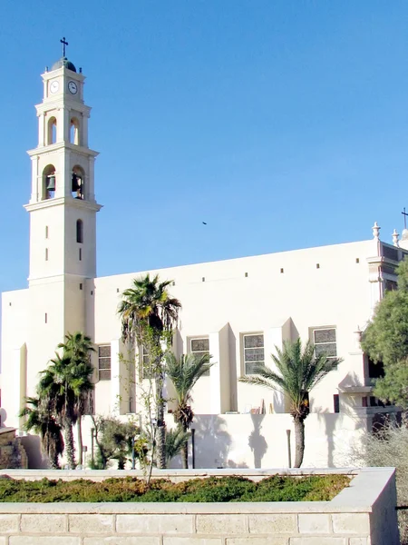 Jaffa gebouw van st peter kerk 2011 — Stockfoto