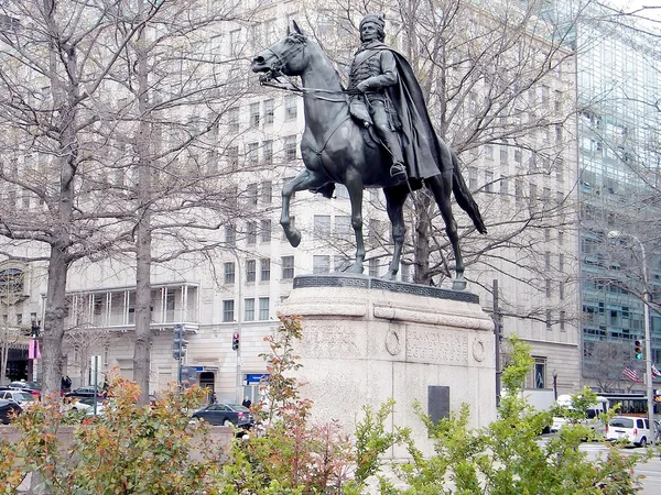 Washington General Casimir Pulaski Monumento 2011 — Fotografia de Stock