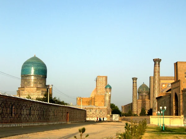 Samarkand le Registan au coucher du soleil 2007 — Photo