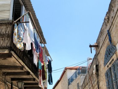 Safed Old City eski evler 2008