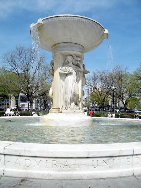 Washington Dupont Circle the fountain 2010 — Stock Photo, Image