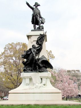 Washington Lafayette Park genel Rochambeau heykeli 2011 