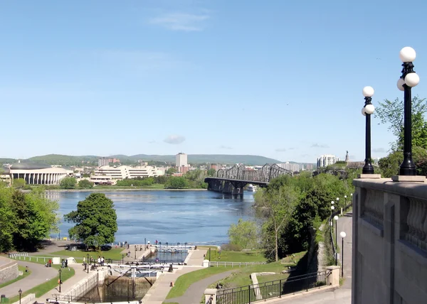 Ottawa lås och floden maj 2008 — Stockfoto