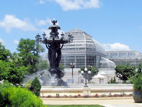 Washington Bartholdi Fountain and Botanic Gardens 2013 — Stock Photo, Image