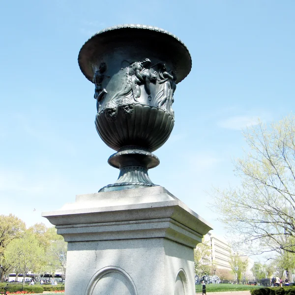 Vaso decorativo Washington Lafayette Park 2010 — Fotografia de Stock