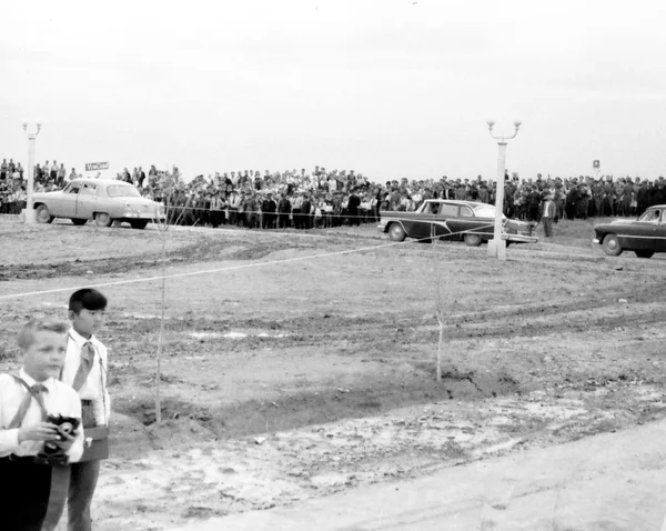 Corteggio di Yangiyer di Fidel Castro 1963 — Foto Stock