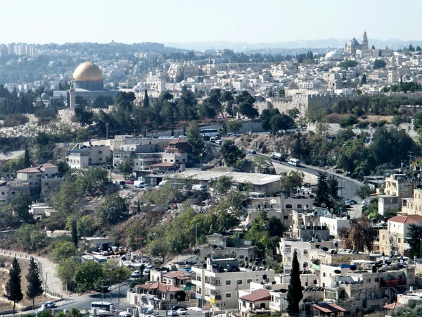 Jerusalén la vista desde el Monte Scopus 2010 — Foto de Stock