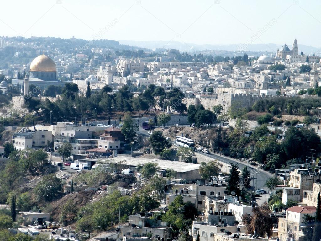 Jerusalem scenic view from Mount Scopus 2010