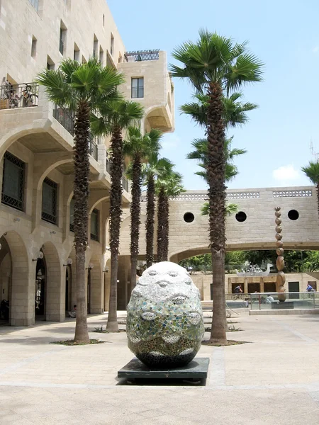Jaffa Yerushalayim Ave escultura 2007 — Fotografia de Stock