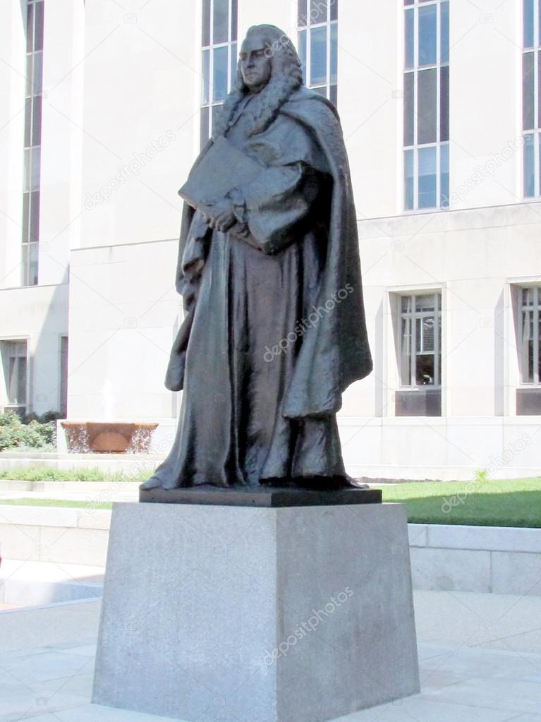 Washington statue of William Blackstone 2013 