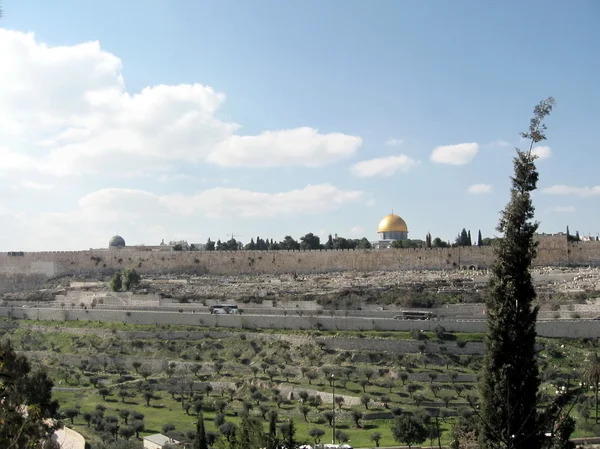 Jerusalem kupolit Al-Aqsa moskeija ja Rock moskeija 2008 — kuvapankkivalokuva