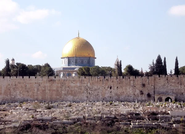 Иерусалимский купол Скалы в 2008 году — стоковое фото