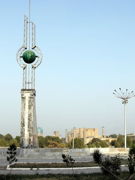 Samarkand monument 2007 — Stockfoto