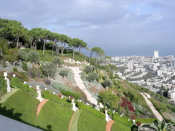 Haifa bahai jardines 2003 —  Fotos de Stock