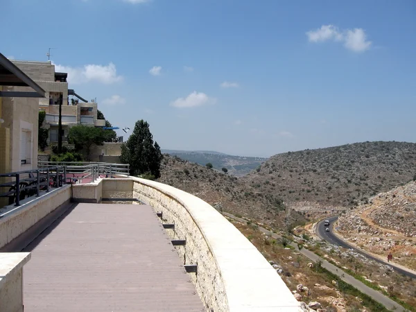 Karmiel as casas em Hativat Etsyoni Street 2008 — Fotografia de Stock