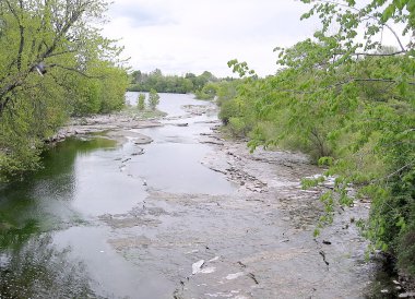 Merrickville 2008 yılında Rideau Nehri