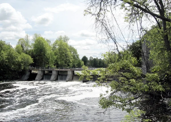 Rideau River Manotick dam 2008 — Stock Photo, Image