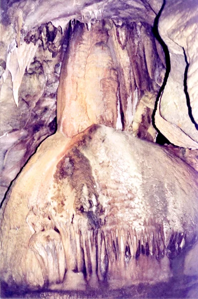 Shenandoah Park Luray Caverne le formazioni rocciose 1997 — Foto Stock