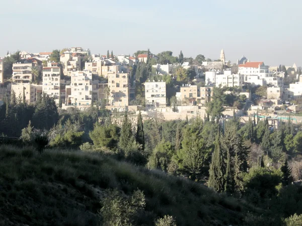 Jerusalem Giv'at HaNanya from Haas Promenade 2010 — Stock Photo, Image