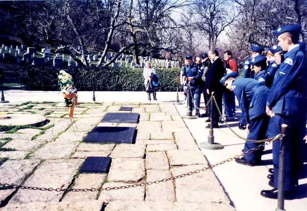 Arlington mezarlığı kennedy mezar 1999 — Stok fotoğraf